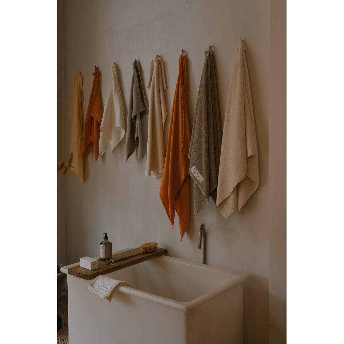 Heavy Towel Set - Pale Yellow