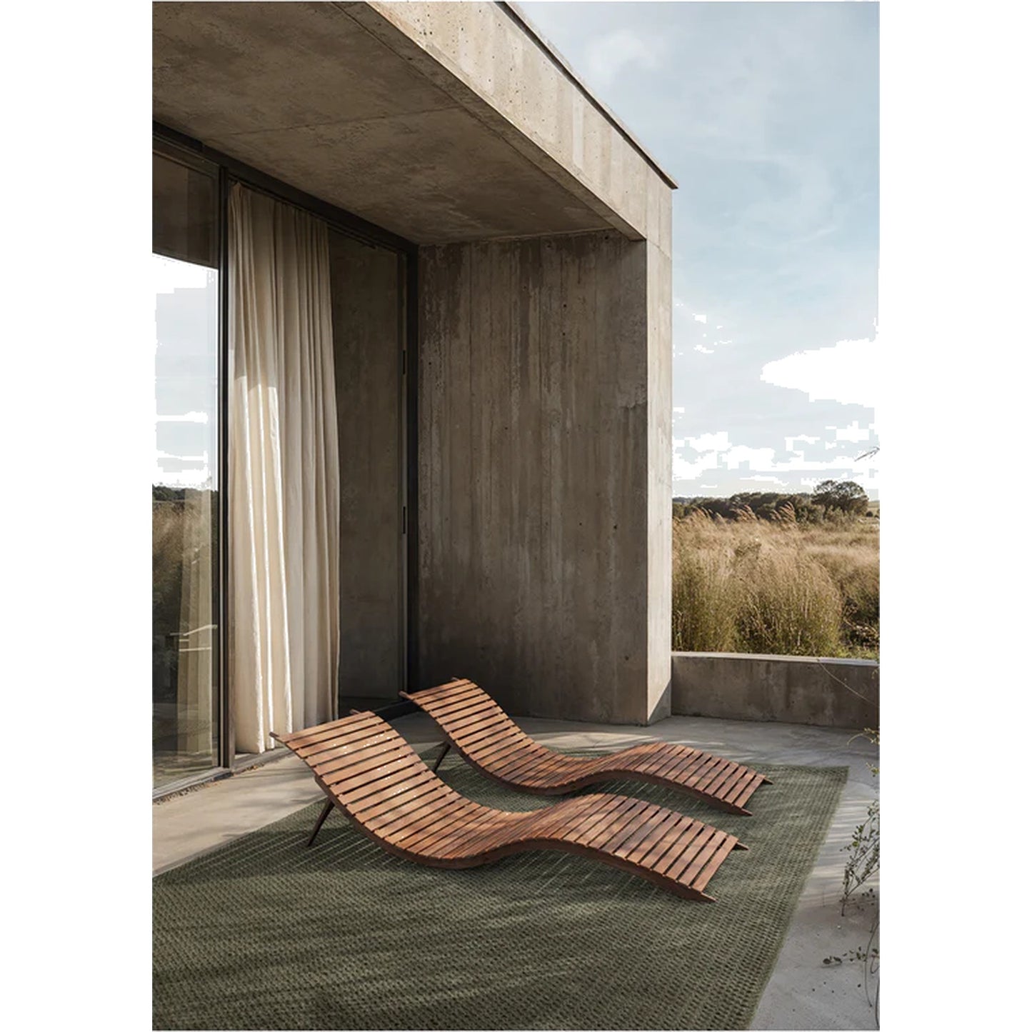 Helix Haven Rug - Green