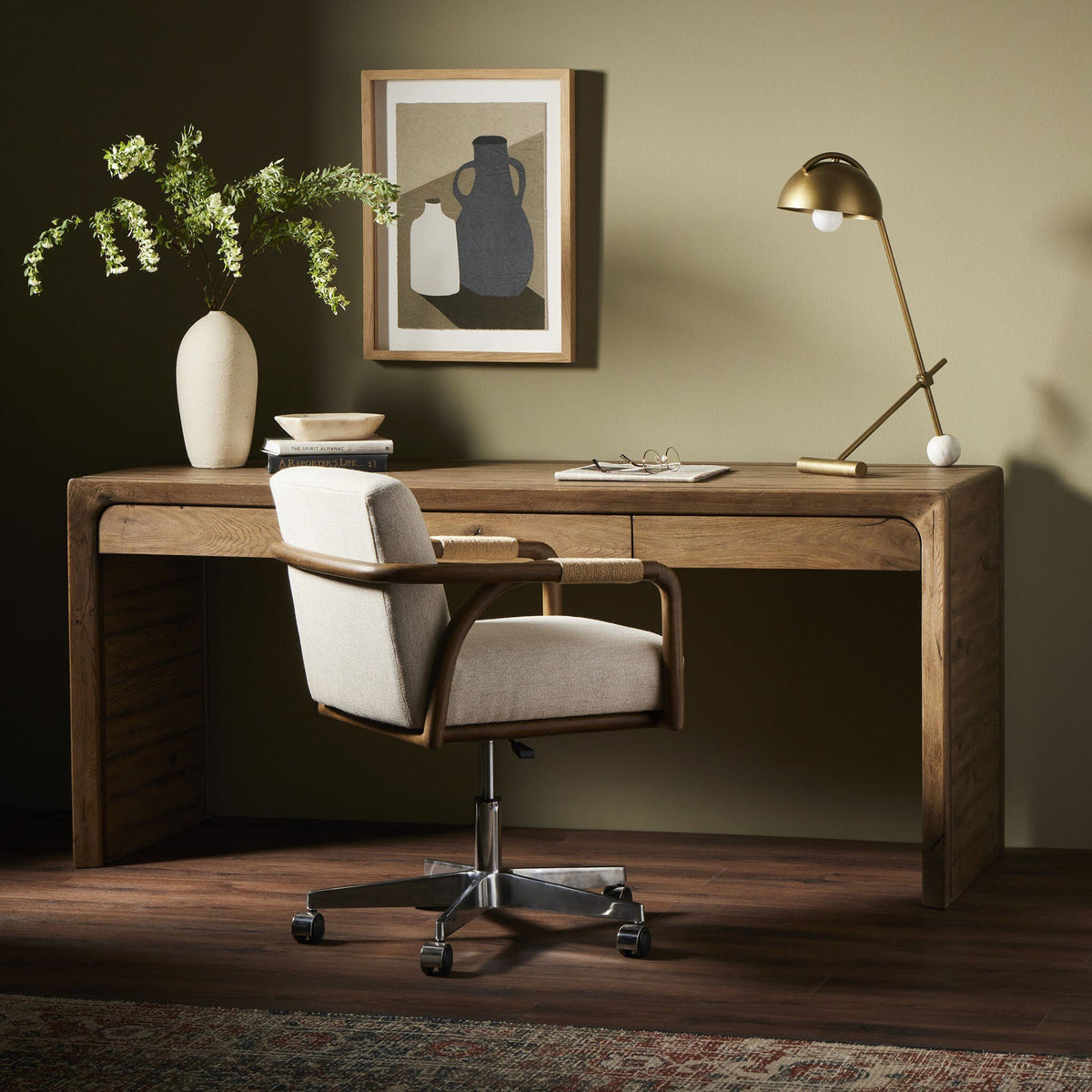 Henry Desk - Rustic Gray Veneer