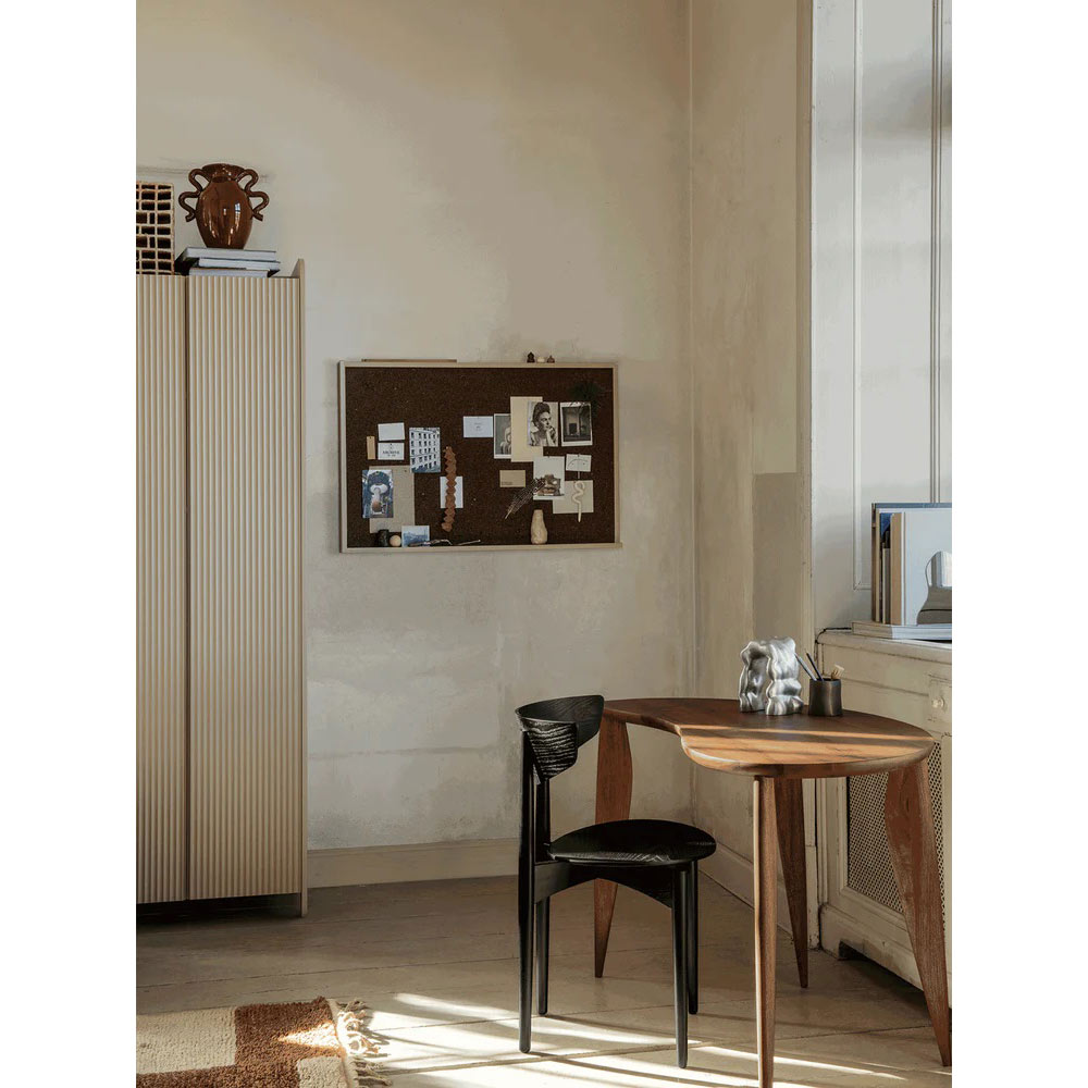 Herman Dining Chair - Wood, Black