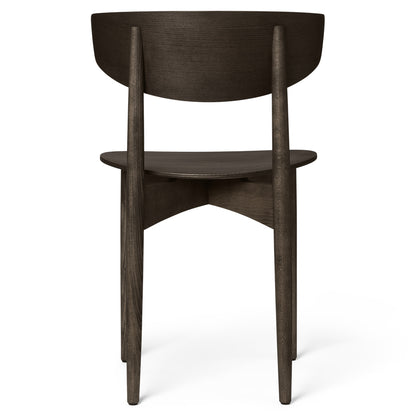 Herman Dining Chair - Wood, Dark Stained Beech