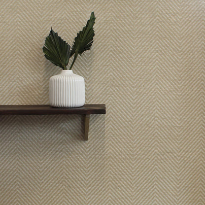 Herringbone Paperweave Wallpaper - Natural