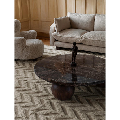 Herringbone Rug - White