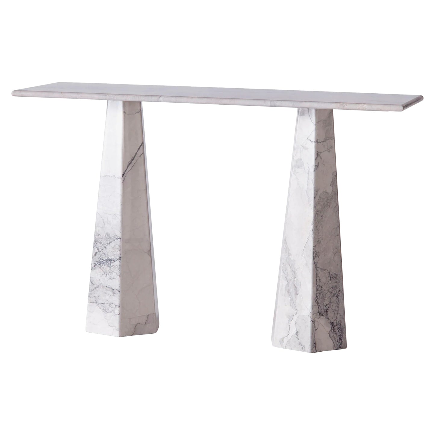 Hexagon Console Table - Albanian Gray