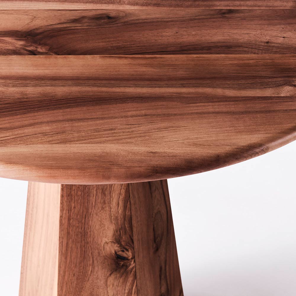 Hexagon Dining Table - Walnut