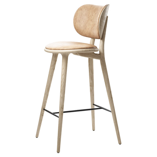 High Bar Stool Backrest - Beige