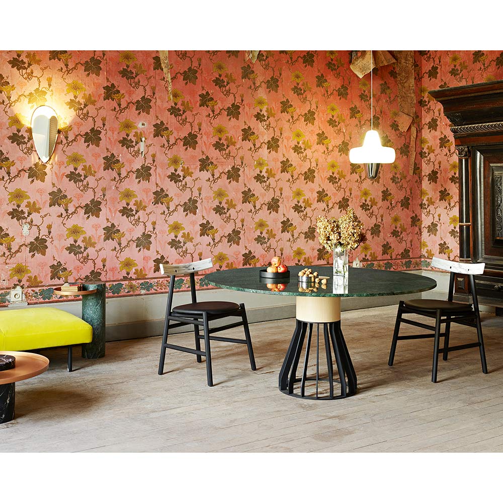 Mewoma Dining Table - Green Marble Top