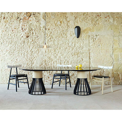 Mewoma Double Dining Table - 110"W