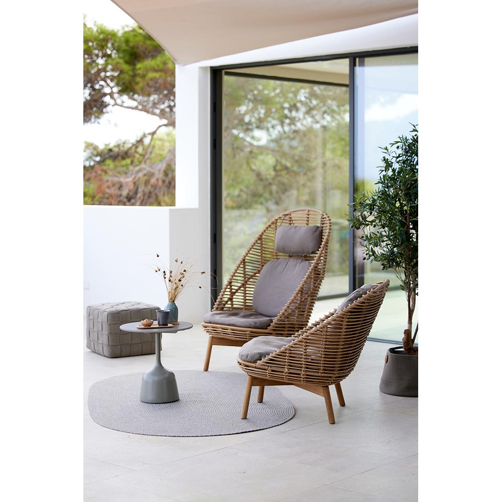 Hive Outdoor Highback Chair - Light Green Cushions