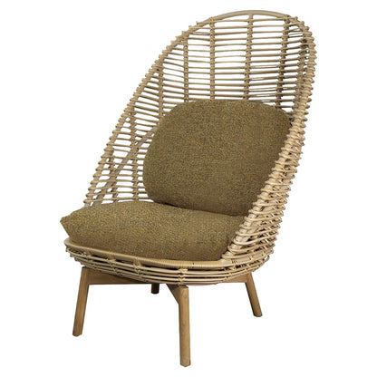 Hive Outdoor Highback Chair - Turmeric Yellow Cushions