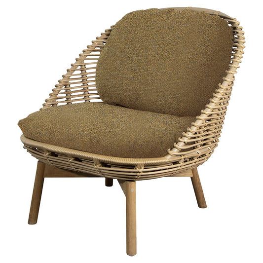 Hive Outdoor Lounge Chair - Turmeric Yellow Cushions