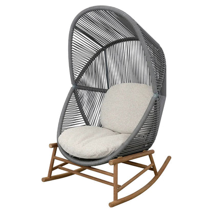 Hive Outdoor Rocking Chair - Desert Sand, Dusty Green Frame