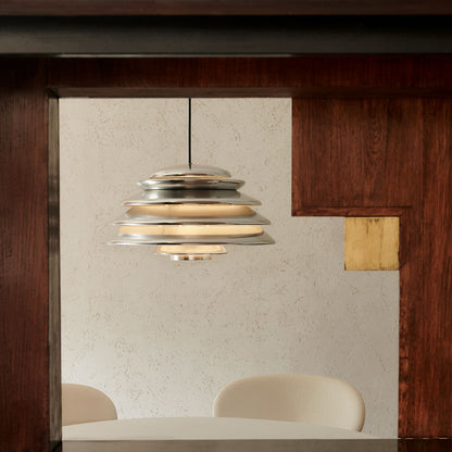 Hive Pendant - Polished Aluminum