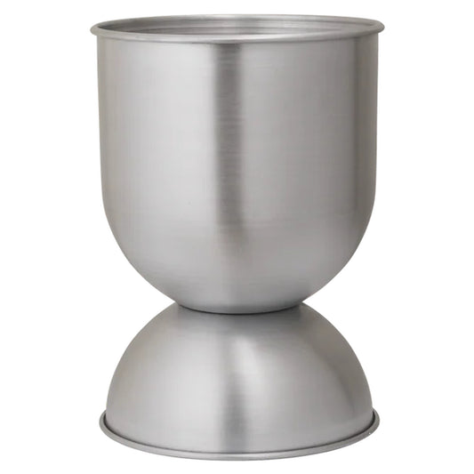 Hourglass Plant Pot - Aluminum