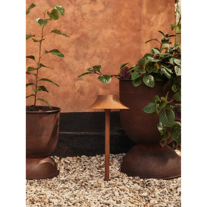Hourglass Plant Pot - Rust