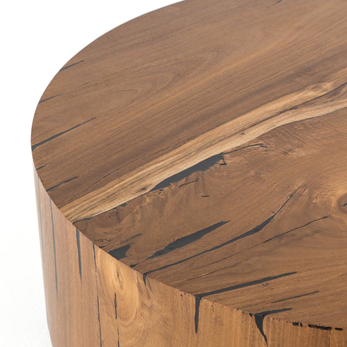 Hudson Round Coffee Table - Natural Yukas Resin