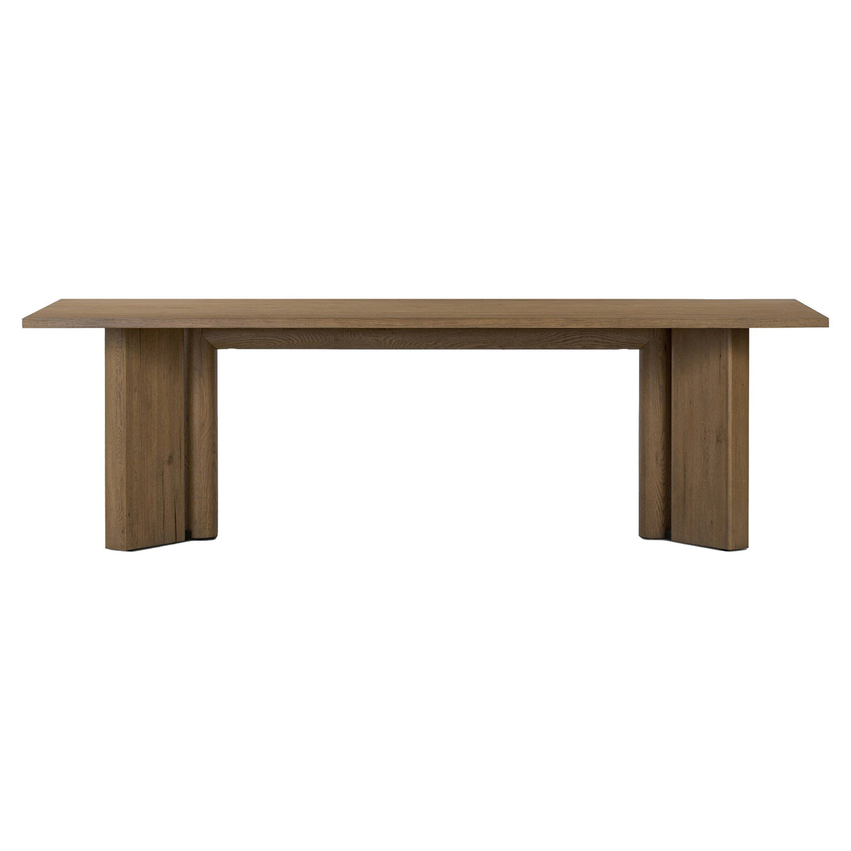 Huxley Dining Table - Rubbed Light Oak Veneer - 100"W
