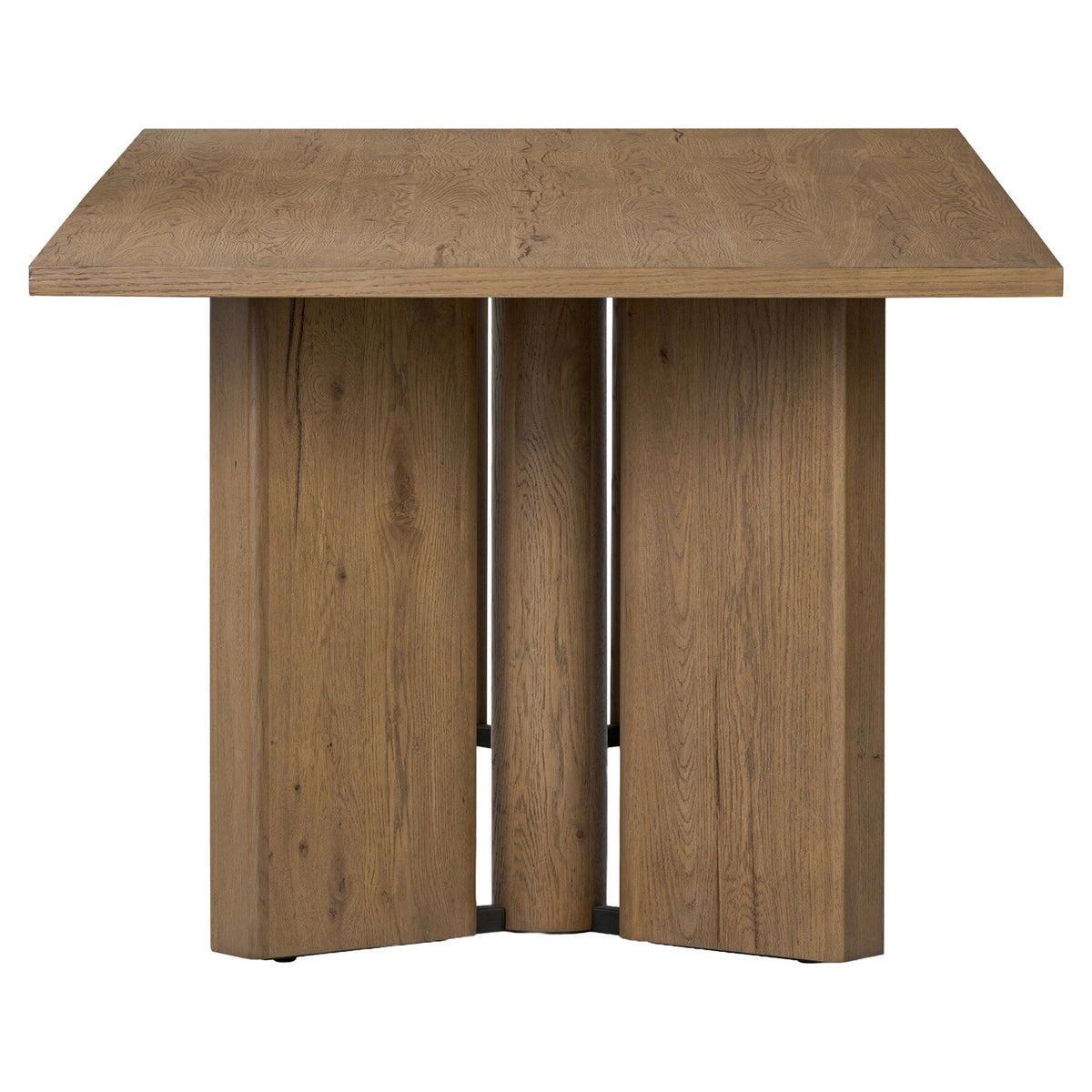 Huxley Dining Table - Rubbed Light Oak Veneer - 100"W