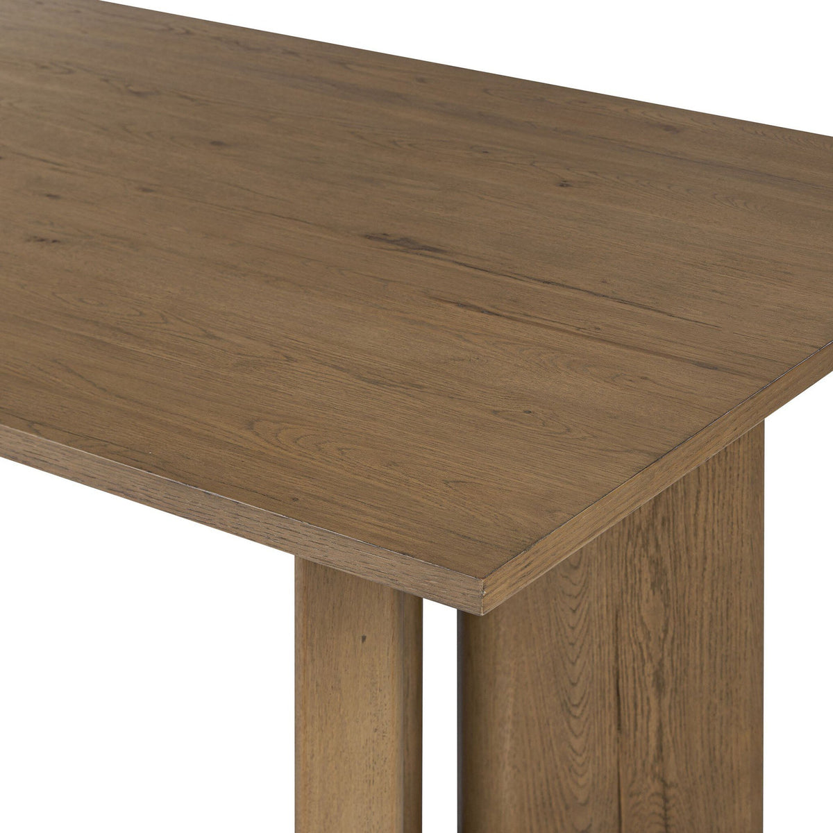 Huxley Dining Table - Rubbed Light Oak Veneer - 100"W