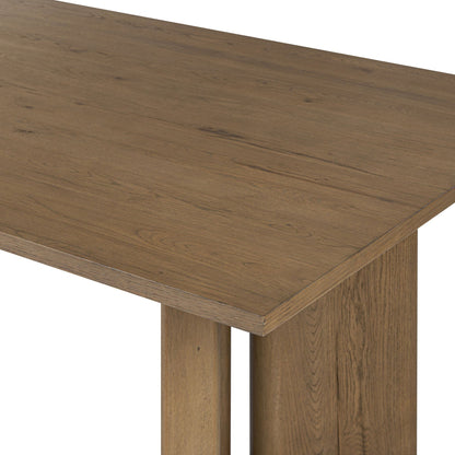 Huxley Dining Table - Rubbed Light Oak Veneer - 100"W
