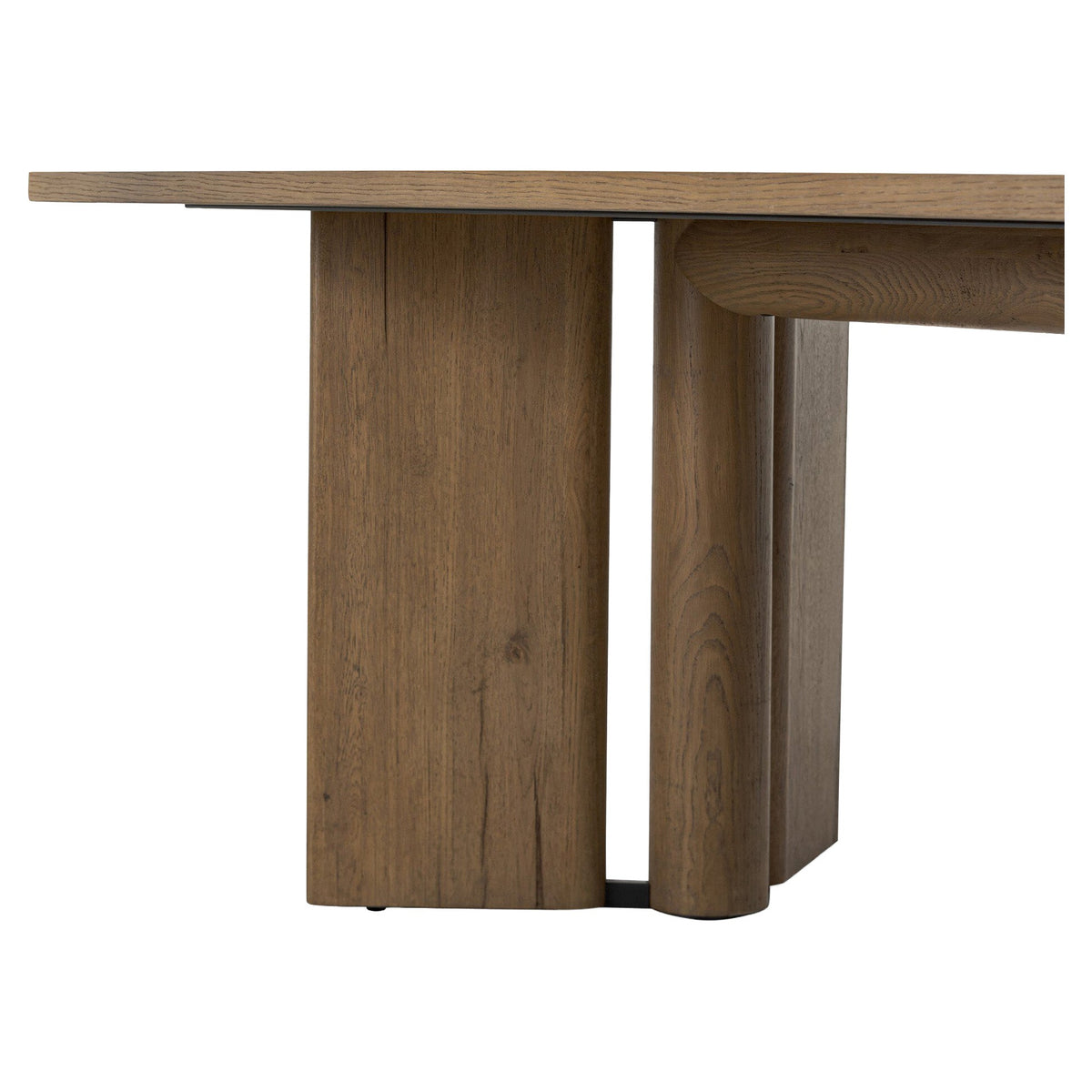 Huxley Dining Table - Rubbed Light Oak Veneer - 100"W