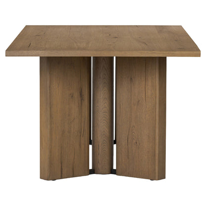 Huxley Dining Table - Rubbed Light Oak Veneer - 84"W