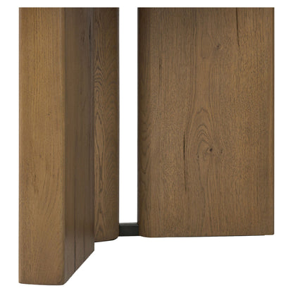 Huxley Dining Table - Rubbed Light Oak Veneer - 84"W