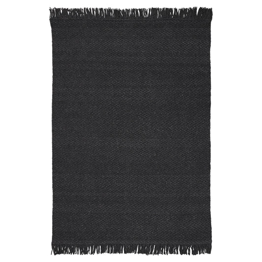 Idun Rectangular Rug - Charcoal
