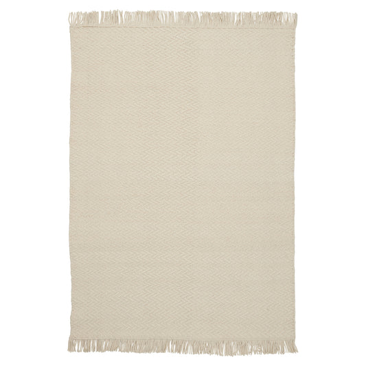 Idun Rectangular Rug - White