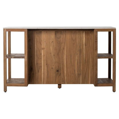 Indira Kitchen Island - White Marble