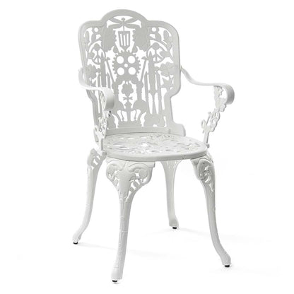 Industry Aluminum Armchair - White