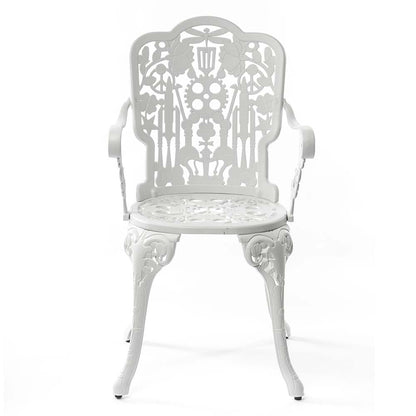 Industry Aluminum Armchair - White