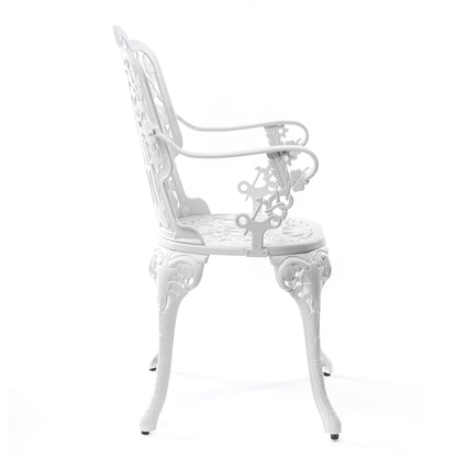 Industry Aluminum Armchair - White