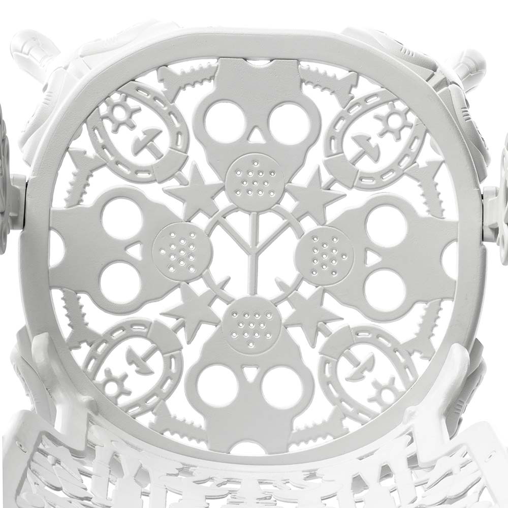 Industry Aluminum Armchair - White