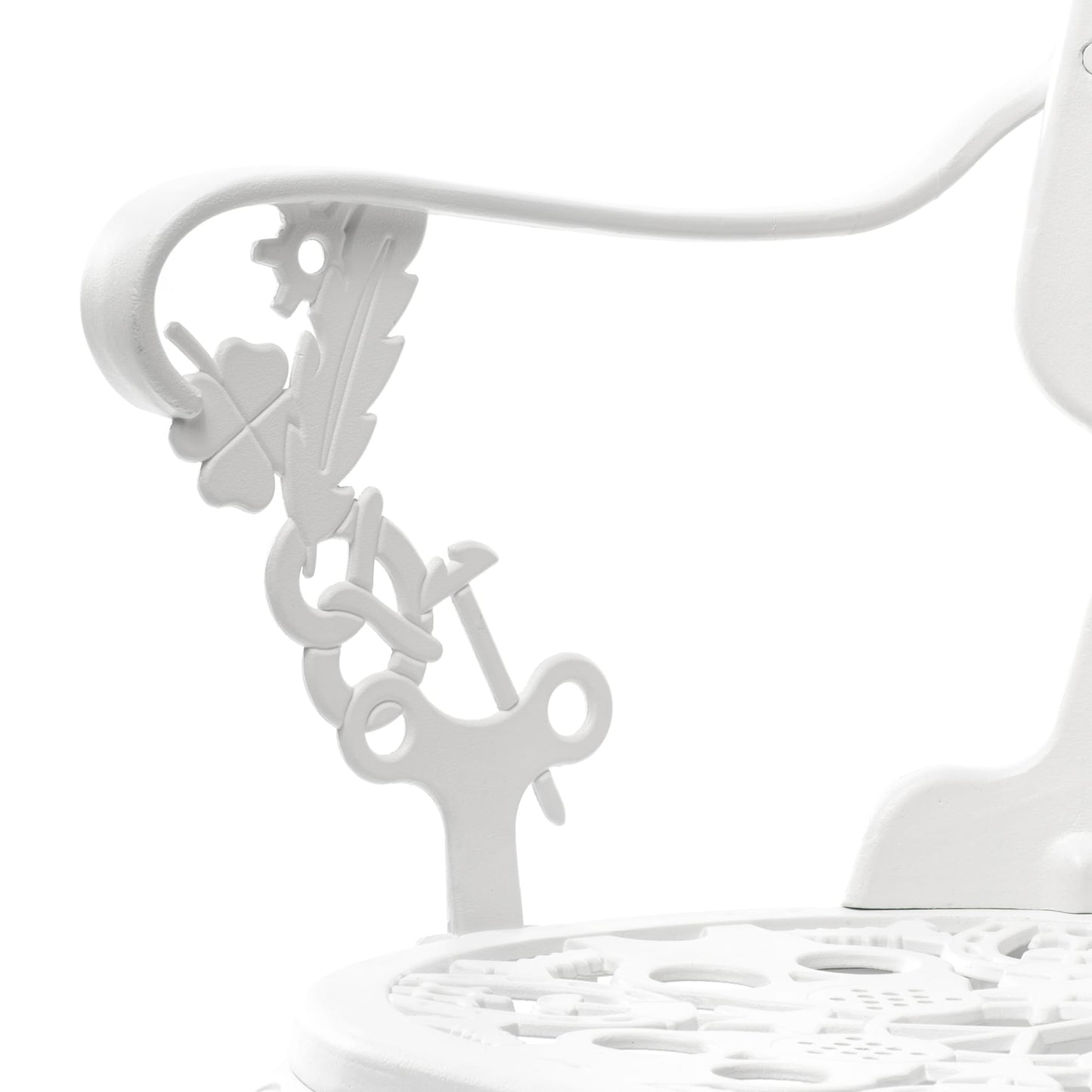 Industry Aluminum Armchair - White