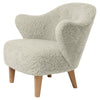 Green Tea Sheepskin, Natural Oak