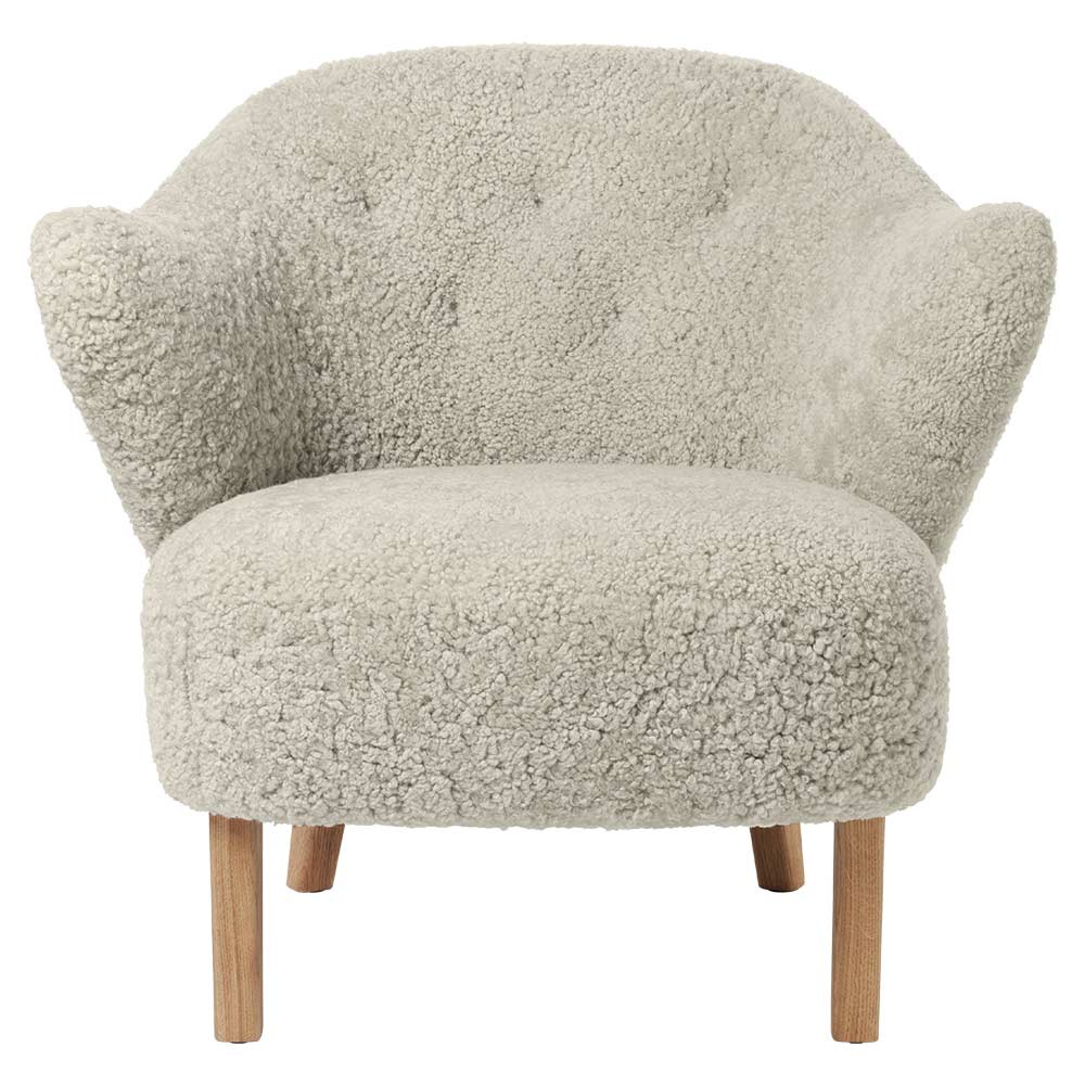 Ingeborg Lounge Chair - Green Tea Sheepskin, Natural Oak
