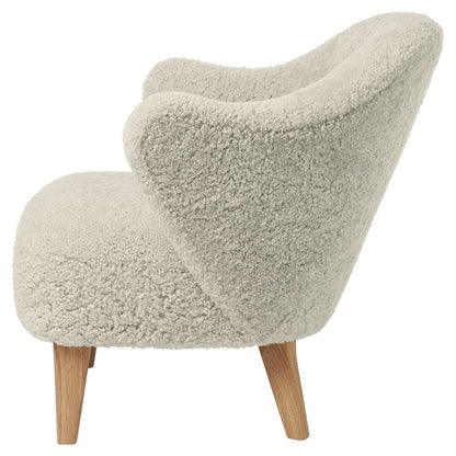Ingeborg Lounge Chair - Green Tea Sheepskin, Natural Oak
