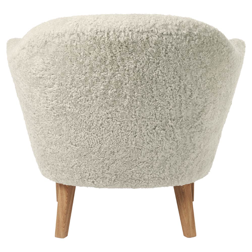 Ingeborg Lounge Chair - Green Tea Sheepskin, Natural Oak