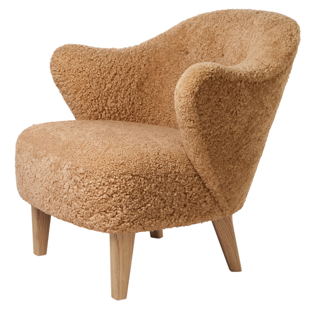 Ingeborg Lounge Chair - Honey Sheepskin, Natural Oak