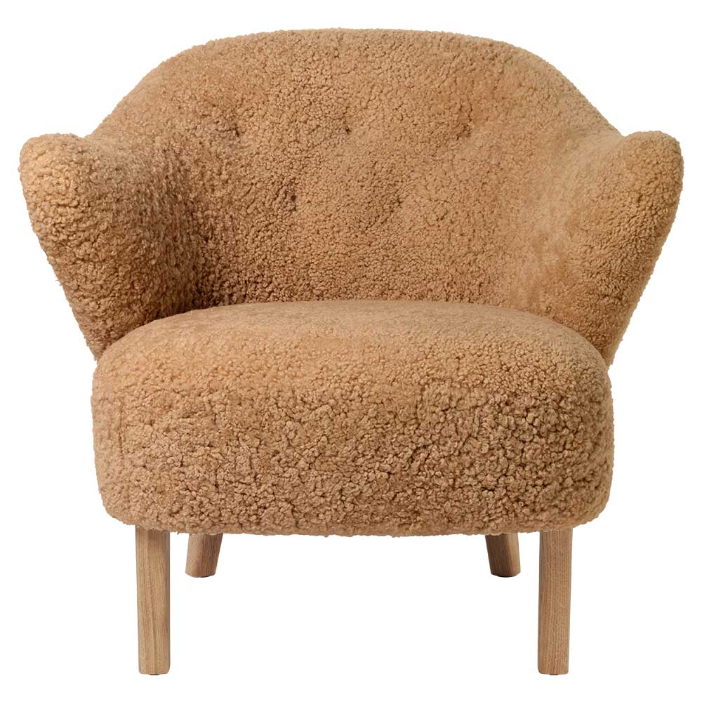 Ingeborg Lounge Chair - Honey Sheepskin, Natural Oak