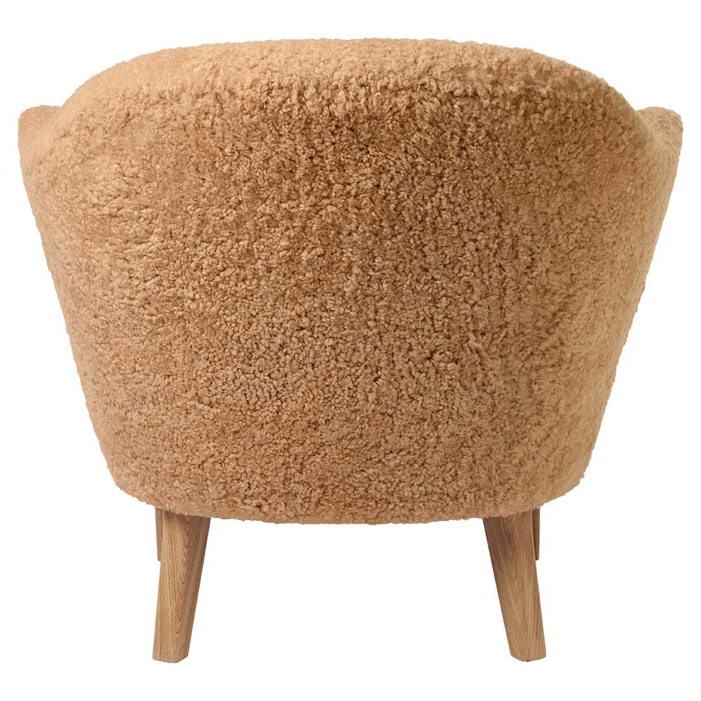 Ingeborg Lounge Chair - Honey Sheepskin, Natural Oak