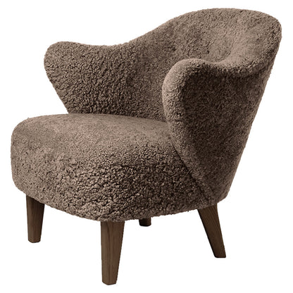 Ingeborg Lounge Chair - Sahara Sheepskin, Smoked Oak