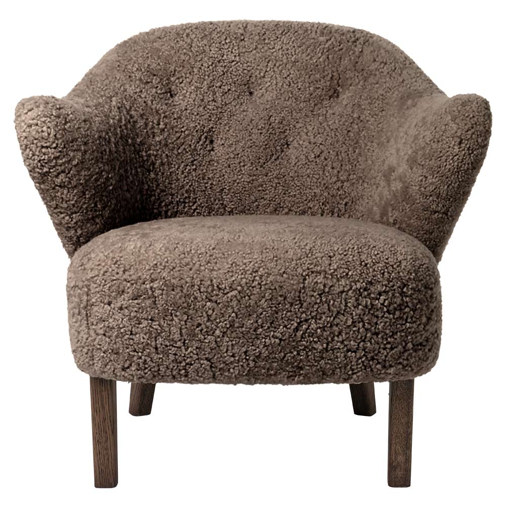 Ingeborg Lounge Chair - Sahara Sheepskin, Smoked Oak