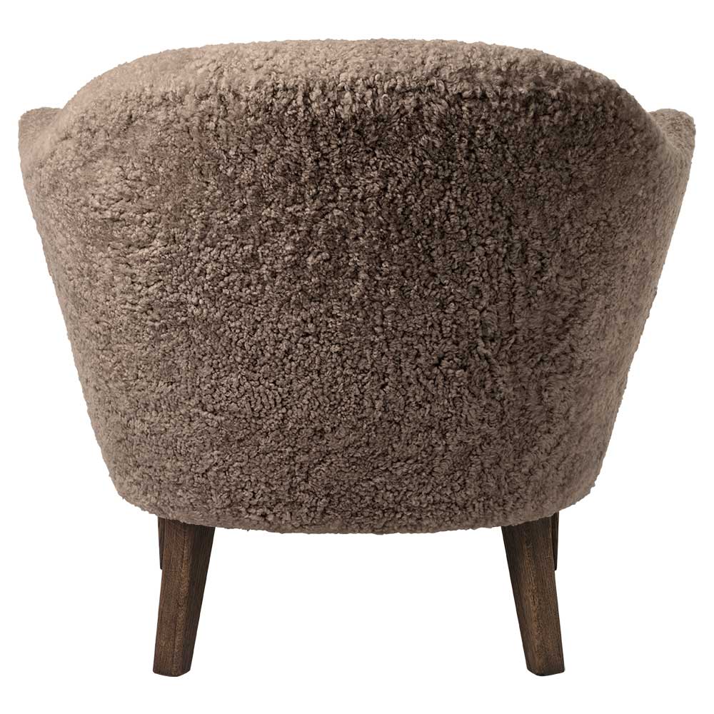 Ingeborg Lounge Chair - Sahara Sheepskin, Smoked Oak