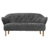 Anthracite Sheepskin, Natural Oak