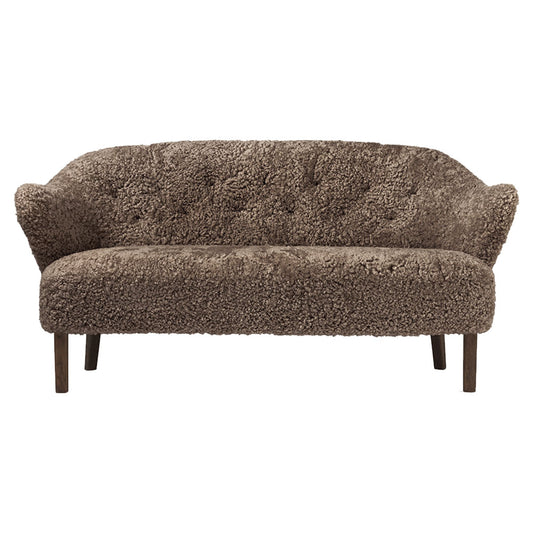 Ingeborg Sofa - Sahara Sheepskin, Smoked Oak