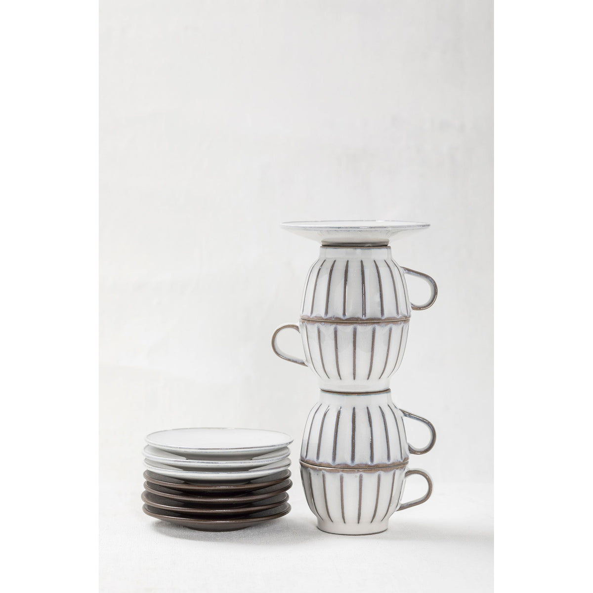 Inku White Cappuccino Cup Set of 4