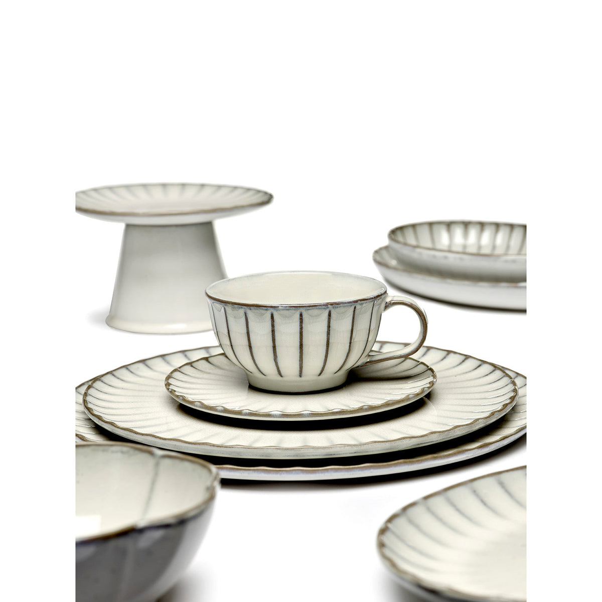 Inku White Cappuccino Cup Set of 4