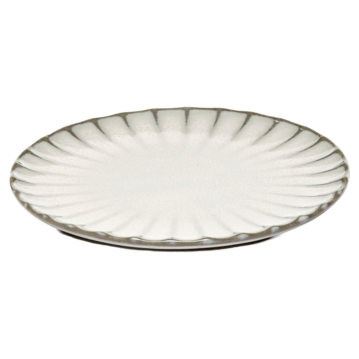 Inku White Dessert Plate Set of 4